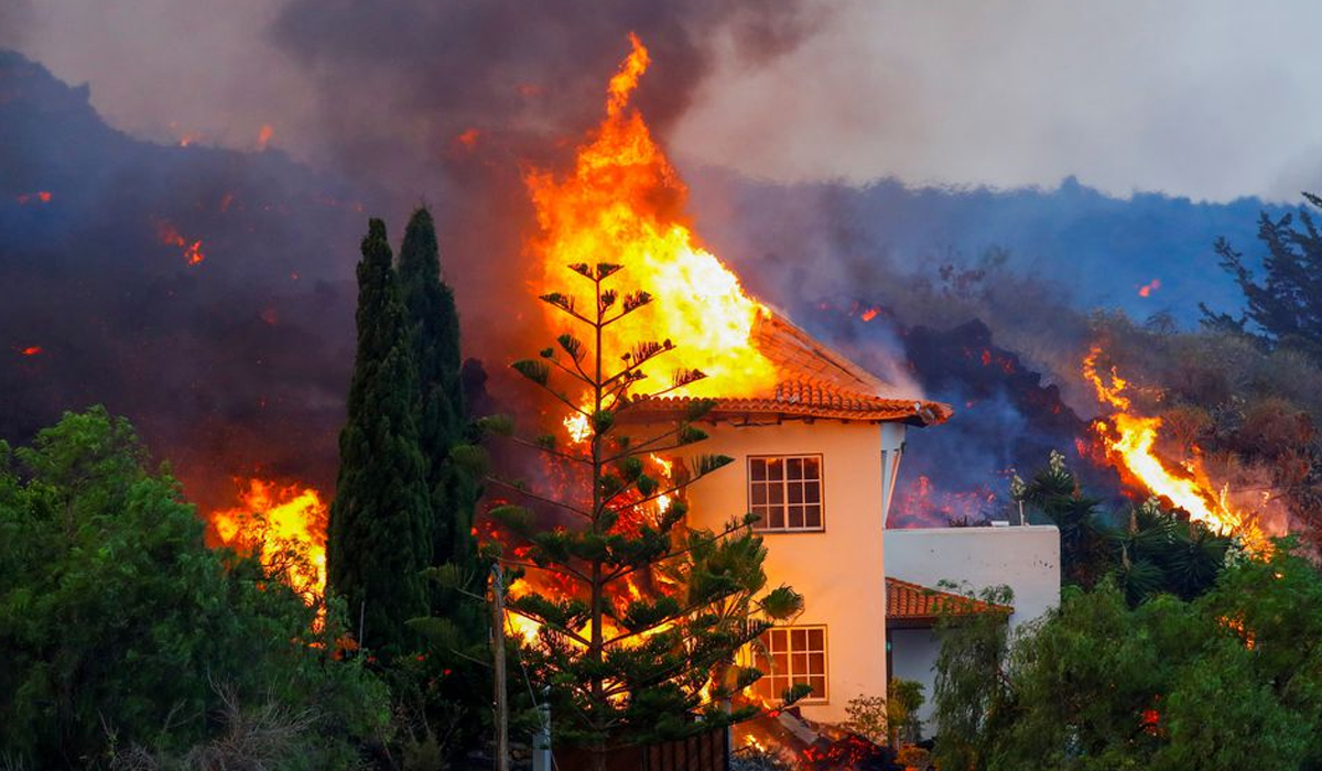 Thousands flee as lava spewing from volcano on Spain's La Palma island